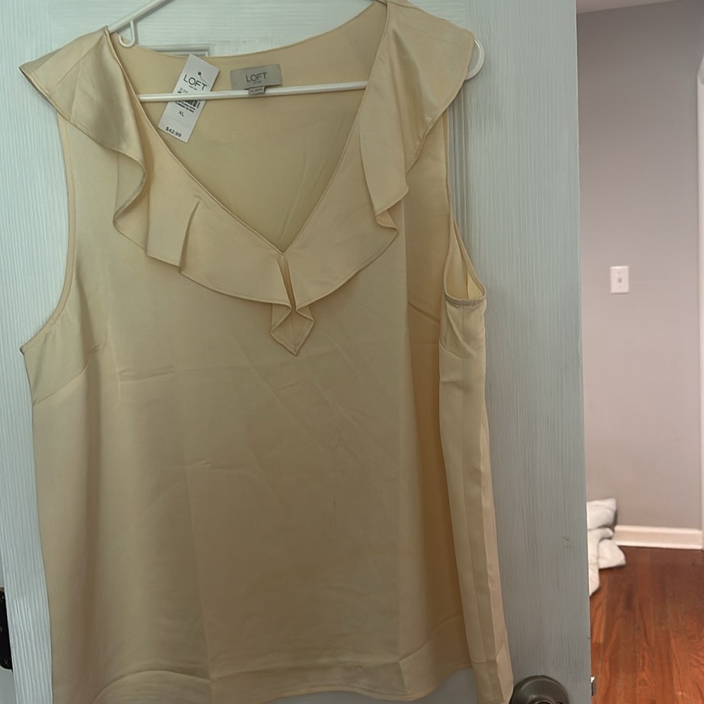 LOFT Elegant Beige Top